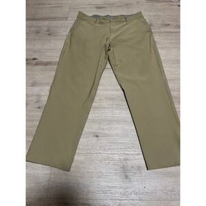 FREE FLY Mens‎ 40x32 Casual Chinos Pants Khaki Stretch Polyester Spandex